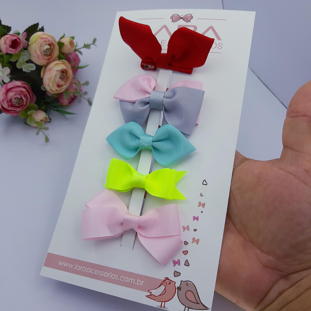 Laços Para Cabelo De Bebe Laços Para Cabelo Lindos C/05 Unid
