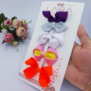 Laços de Cabelo De Bebe Laços Para Cabelo Lindos C/05 Unid