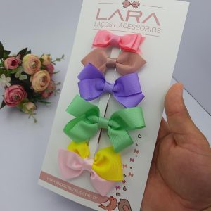 Laços de Cabelo para Bebe Laços Para Cabelo Lindos C/05 Unid
