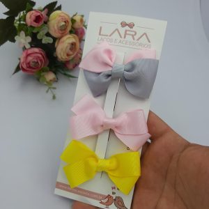 Laços infantil Laços de Cabelo Lindo C/03 Unid