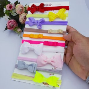 Faixa de Cabelo de Bebê Laço Bebê Lindo C/10 Unid