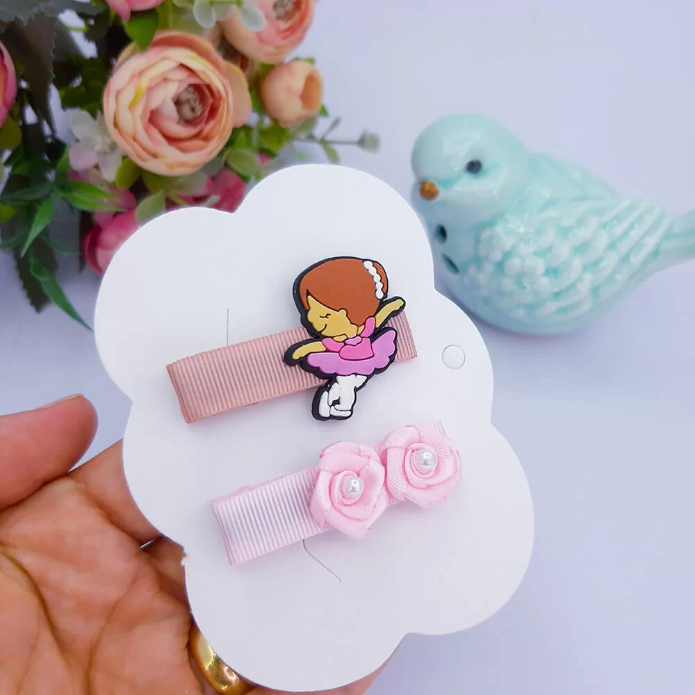 Presilha de Cabelo Hair Clips Infantil Bailarina – Par - Image 2
