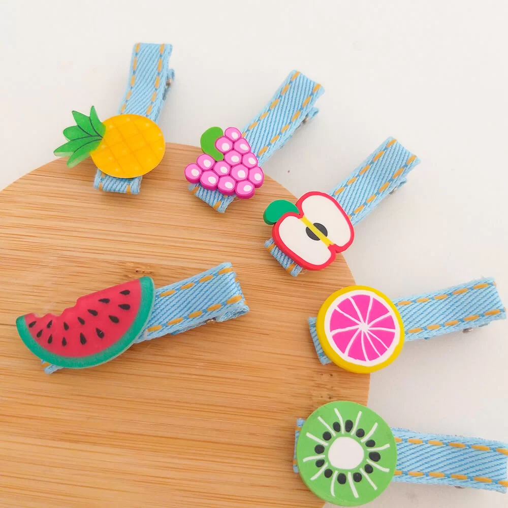 Hair Clips Frutinhas – Unidade