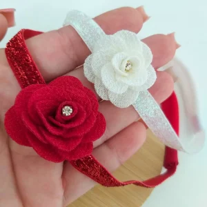 Faixa de Bebê Flores Brilho-RN