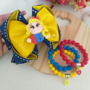 Kit Pulseira e Laço Volta Aulas