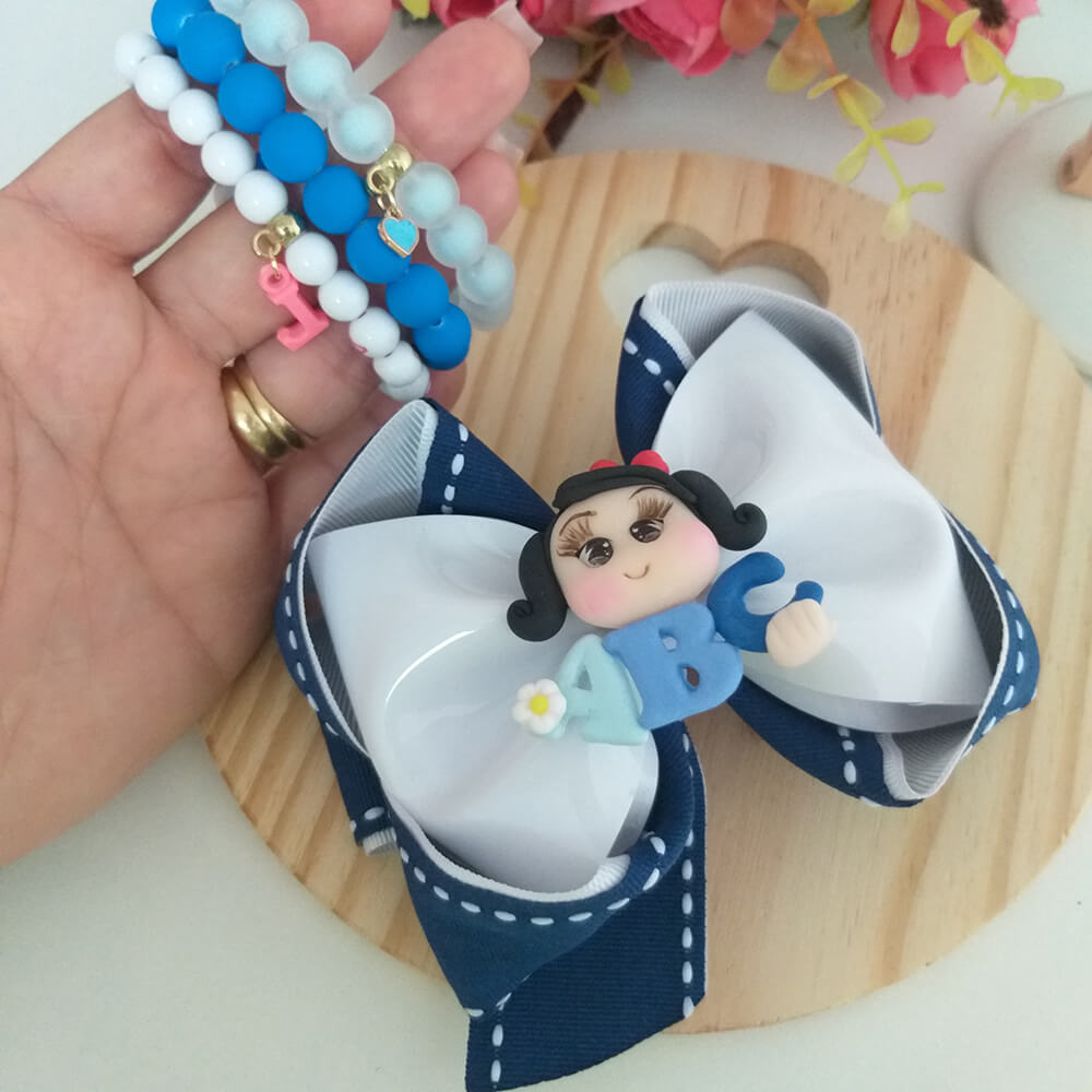 Kit Pulseira e Laço Volta Aulas Infantil - Image 3