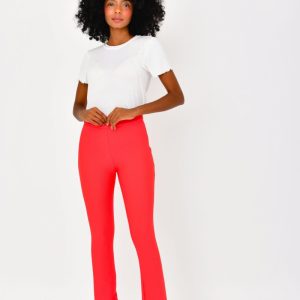 Calça Flare Vermelha | Adulto