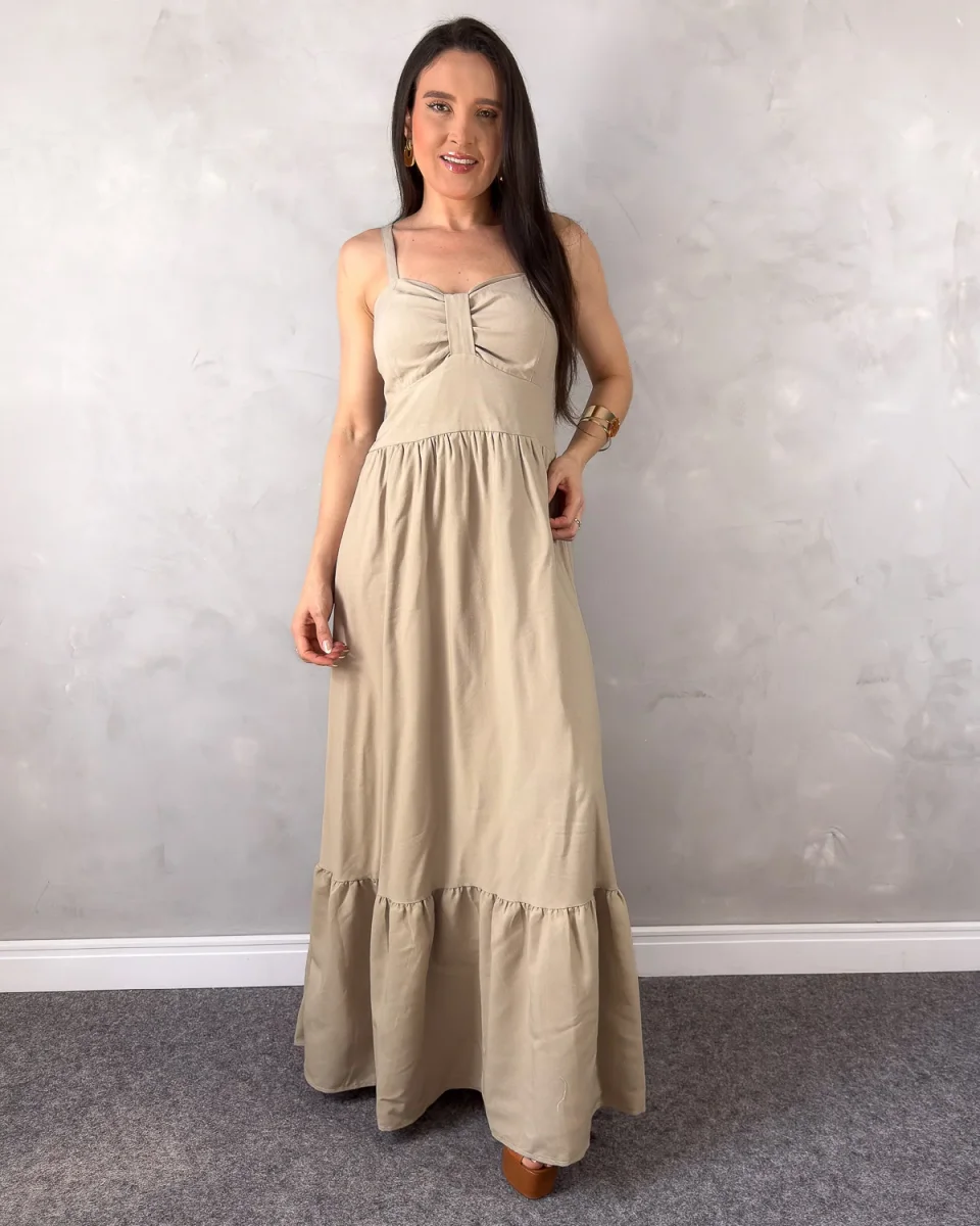 Vestido Longo Alça Regulável - Image 8