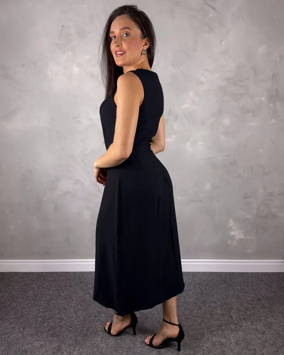 Vestido Midi Alça Larga com Fenda Marant - Image 7