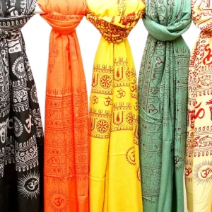 Om Print Pareo Scarf