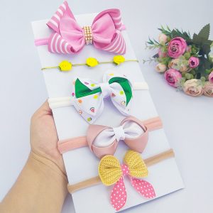 FAIXA CABELO BEBE LUXO COM 5 FAIXAS