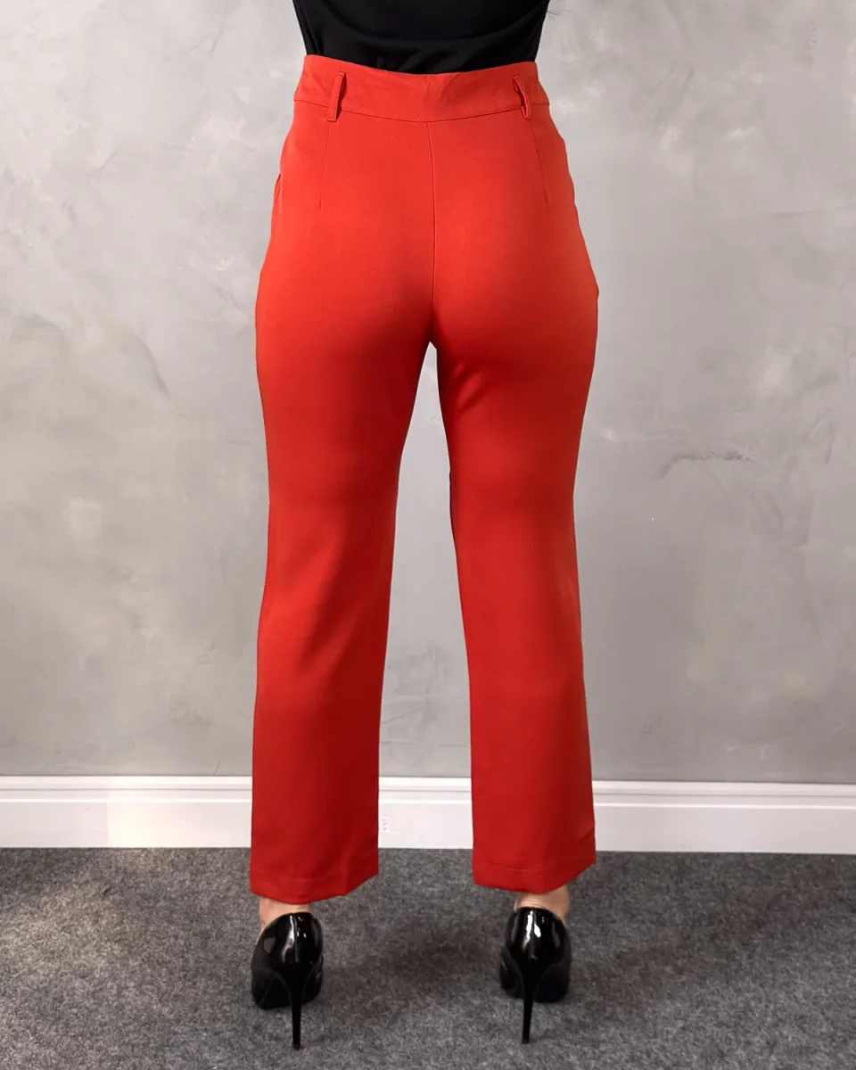 Calça de Alfaiataria Reta com Cintura Alta - Image 6