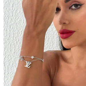 Pulseira Semi Jóia Prata Grandes Marcas VL Zircônia