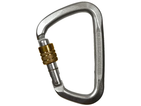 MOSQUETÃO ''D'' AÇO 50KN LARGE STEEL SG - CT -