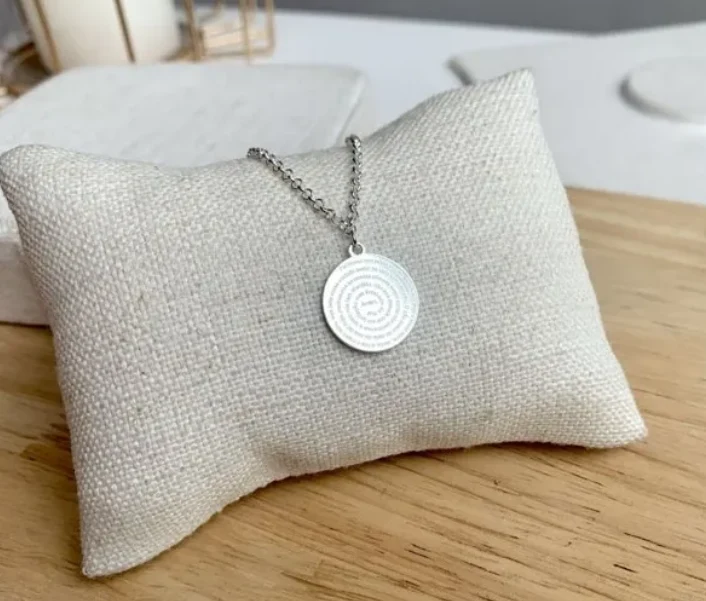 Pulseira Medalha Pai Nosso prata 925