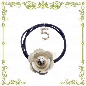 Rabicó Xuxinha de Cabelo Infantil Flor Vintage