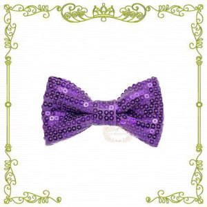 Presilha de Cabelo Infantil Tic Tac Laço Farfalle M Lantejoula Ma Petite