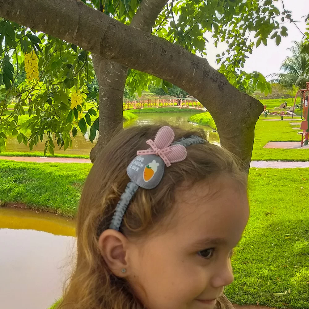 Tiara Infantil Coelhinho Rosa - Image 3