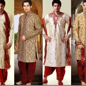 Sherwani Homem Beje