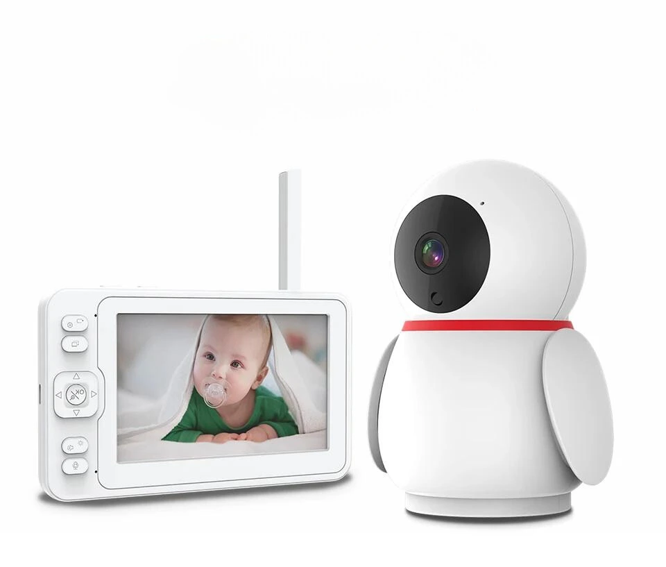 Intercomunicador para Bebé 360 2MP: Vigilância Sem Fios Segura