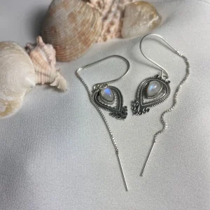 Brinco Passante com Pedra