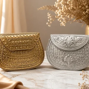Clutch Latão Dourada
