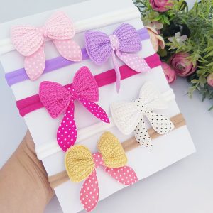 FAIXA PARA BEBÊ LACINHO CROCHET