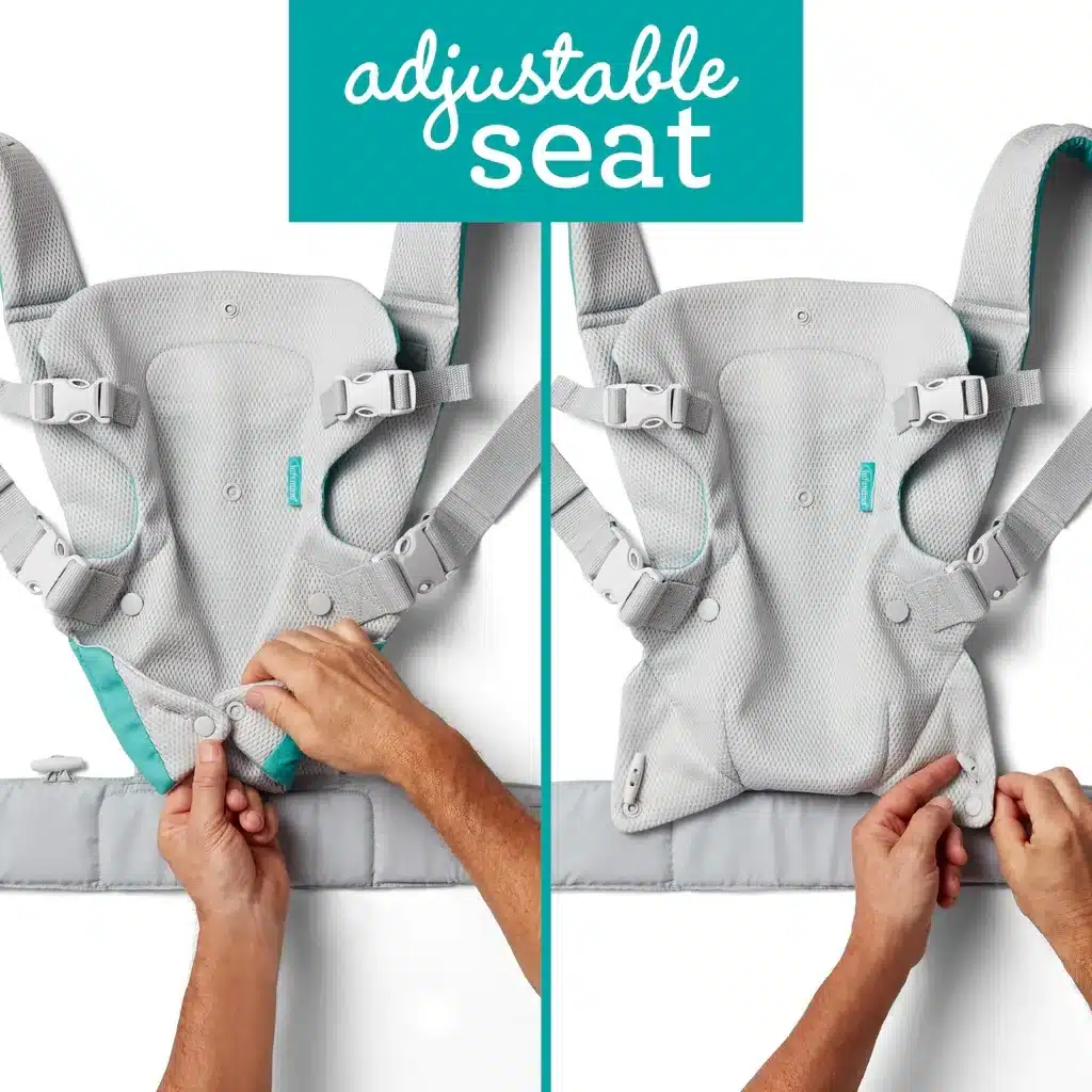 Porta-Bebés Multifuncional Flip 4 em 1 com Babete Lavável da Infantino - Image 7