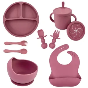 Conjunto de Alimentação de Silicone para Bebé