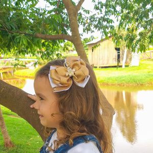 Laços Infantil Bailarina Flor Brilho