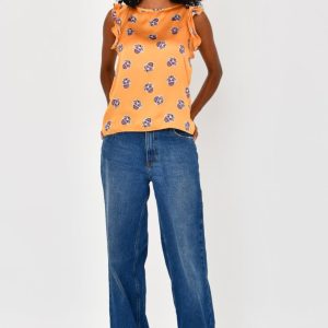 Blusa Delicada Laranja | Adulta
